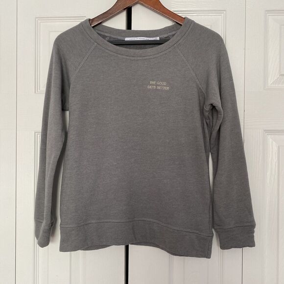 womens Merritt Charles grey free spirit sweatshirt size xs - Picture 1 of 4
